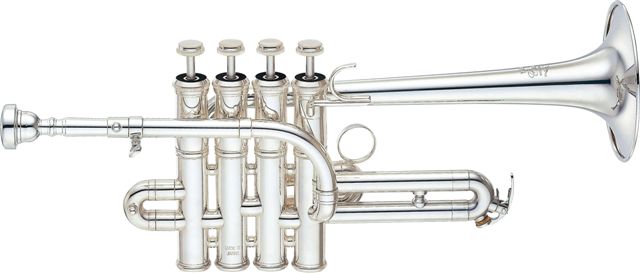 Yamaha 9835 Long 4 Valve Piccolo Bb/A Trumpet. The YTR-9835 was developed with David Washburn of the Los Angeles Chamber Orchestra. The YTR-9835 comes with 4 leadpipes.Perfectly rounded tubing results in less turbulence and a smoother air flow, thus allowing for an excellent scale and reduced resistance.
