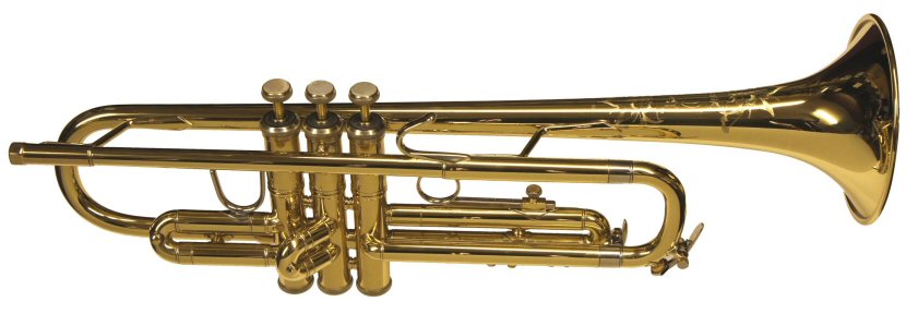 Bach Omega Trumpet. New condition apart from lacquer faults. Outfit includes woodshell case & Bach 7C mouthpiece. Price £499.00