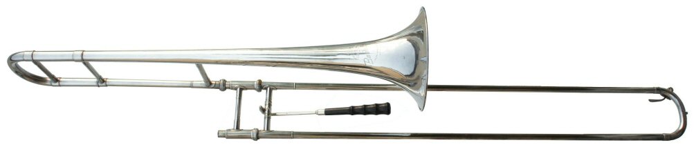 Besson Bass Trombone in G. C1959. Good condition. Includes original case in poor condition. Denis Wick mouthpiece included. Price £350.00 
