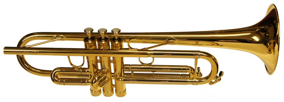 Selmer Concept TT Trumpet Gold Lacquer. Bore 11,75 mm. Bell 129 mm. Twin tube leadpipe (double mouthpipe). Light and heavy valve caps included