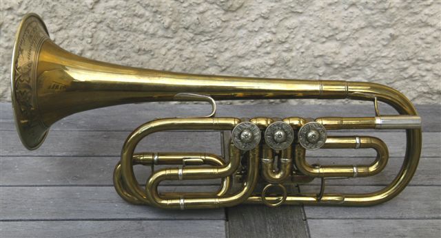 Leopold Uhlmann Rotary valve trumpet in Bb