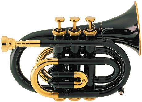 Jupiter Pocket Trumpets Black Finish