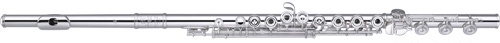 Miyazawa 402 Flute. Handmade flute with sterling silver headjoint, body & footjoint, silver plated nickel silver key mechanism. 