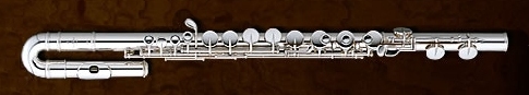 "The Pearl Alto flute is a truly monumental instrument, as it is the only Alto flute on the market to have our world renowned pinless mechanism and one-piece core-bar construction. In addition, the hand position is extremely comfortable, and the headjoint is responsive with excellent projection.The exceptionally efficient and dependable mechanism is complimented by Pearl's devotion to exact intonation,wide dynamic spectrum and tonal flexibility"