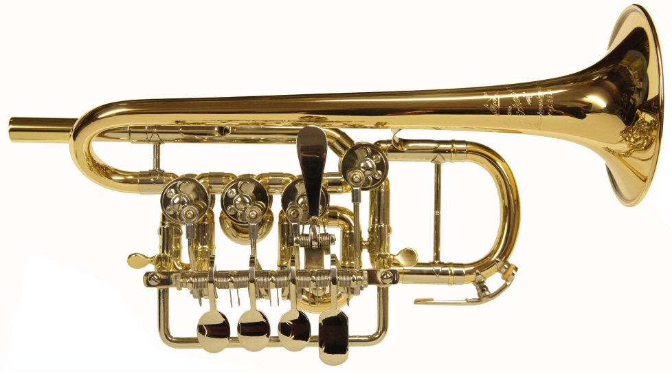 Scherzer 8111 Rotary Valve Piccolo Trumpet