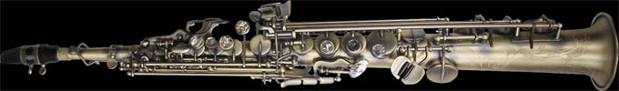 Mauriat 76DK Soprano Sax. Dark vintage lacquer. Abalone shell key touches. Extra hand engraving. Straight and angled necks. Vintage French Sound                      