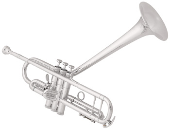 King 55TUB Silver Flair Trumpet Upturned Bell