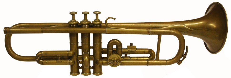 Lafleur Trumpet in Bb with rotary change to A. Good condition. Raw brass finish. Instrument only