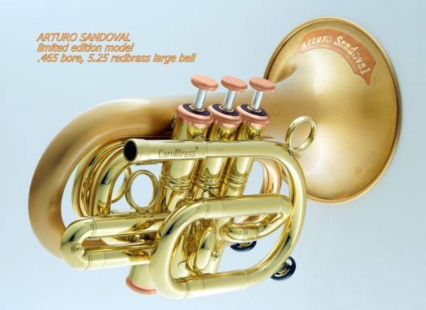 CarolBrass CPT-3002-RLM(D)-Bb-SLB Sandoval Pocket Trumpet