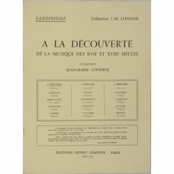 A La Decouverte Vol 1 Alto Sax