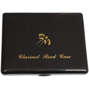 B & M clarinet reed case black