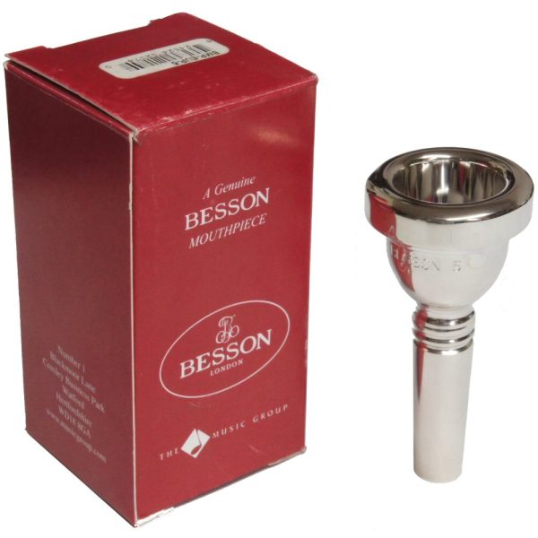 Besson 5 Euphonium Mouthpiece Silver plated