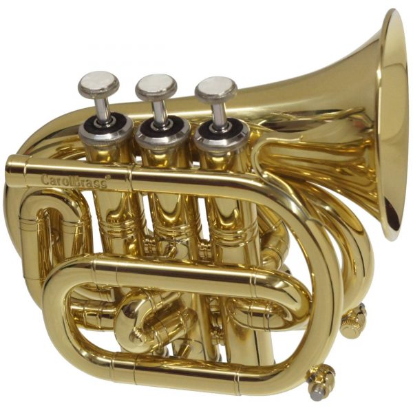 CarolBrass CPT 1000 YSS C L Mini Pocket Trumpet in C 1