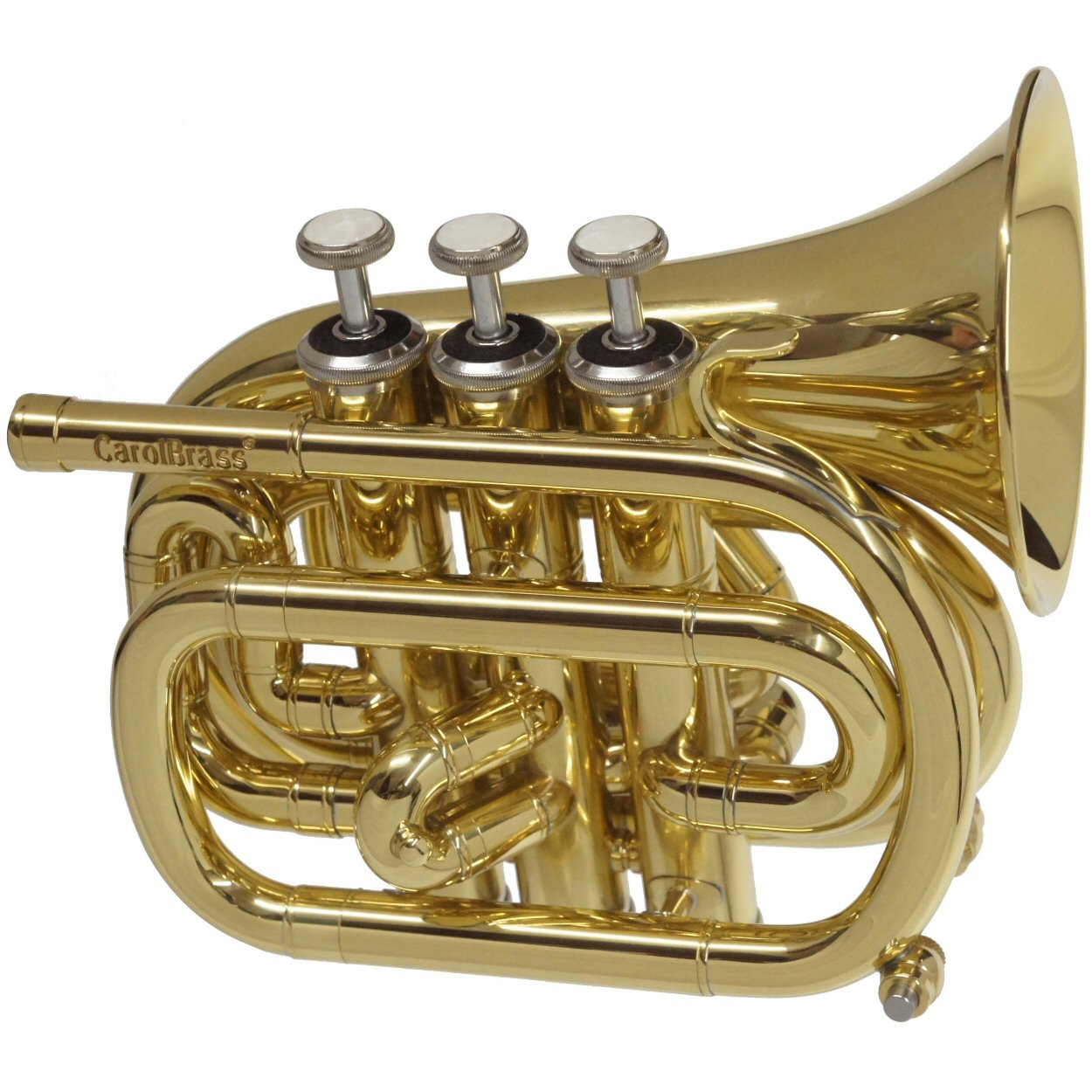 CarolBrass CPT-1000-YSS Mini Pocket Trumpet