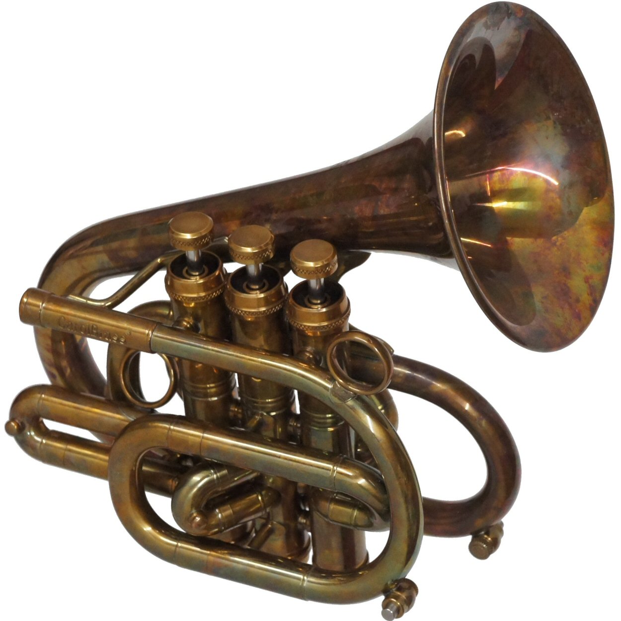 raw brass olds cornet