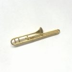 Future Primitive trombone lapel pin/brooch