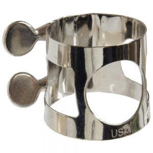 Nickle plated clarinet ligature