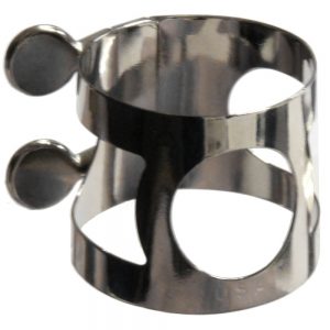 Nickle plated tenor sax ligature