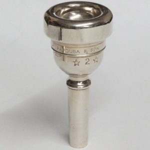 Second hand small shank trombone mouthpiece - Parduba *2* Double Cup