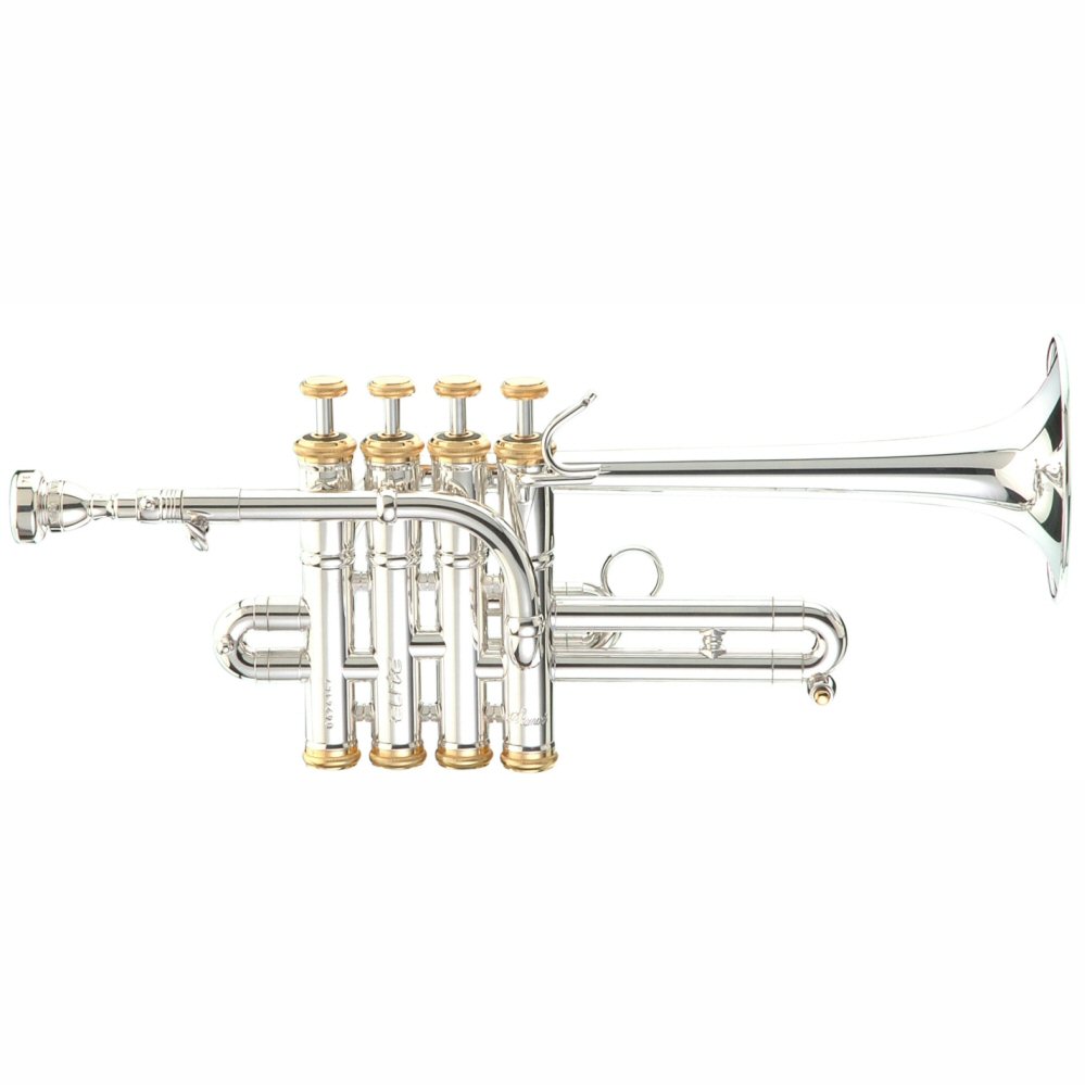 Stomvi 5706 Elite Piccolo Bb/A Trumpet 4 valves silver plated