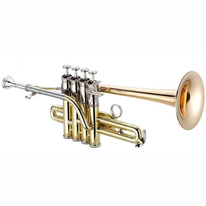 XO 1700 Bb/A Piccolo Trumpet long model 4 valves lacquer