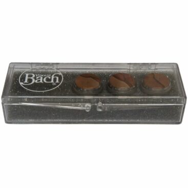 Bach nickel plated valve top button set - Jasper