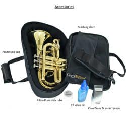 CarolBrass CPT-4000-YLS-C-L Pocket Trumpet Accessories