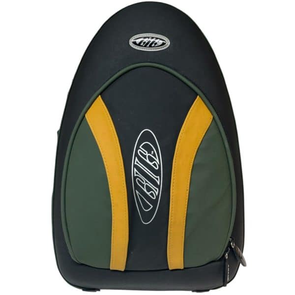 Flute Gig Bag Green on Black