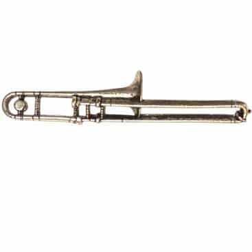 Future Primitive trombone lapel pin