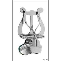 trumpet bell lyre silver