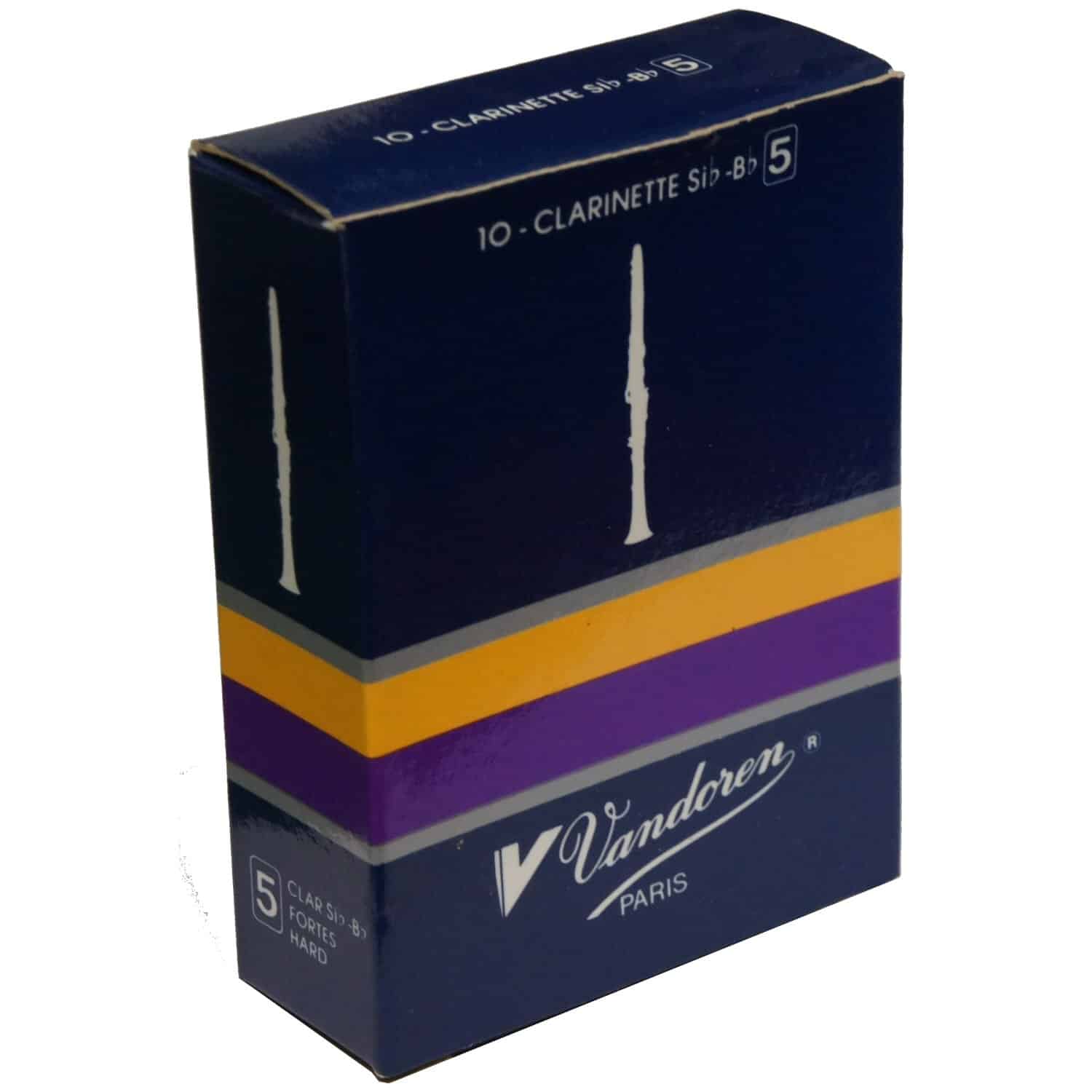 Vandoren clarinet reed strength 5 box of 10