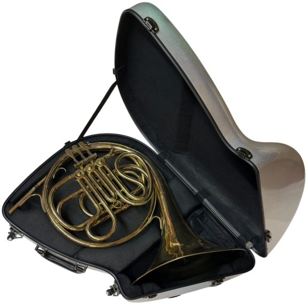 Eastman French horn case silver