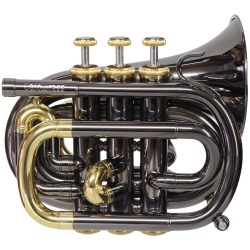 CarolBrass CPT-1000-YSS-Bb-BLL Mini Pocket Trumpet