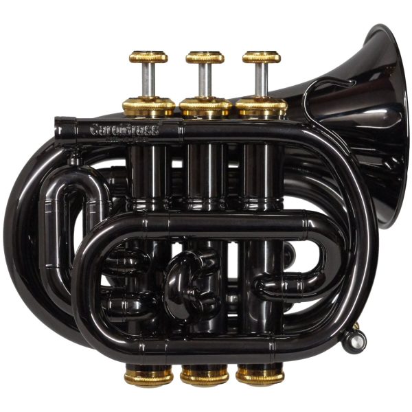 CarolBrass CPT-1000-YSS-C-BG Mini Pocket Trumpet in C