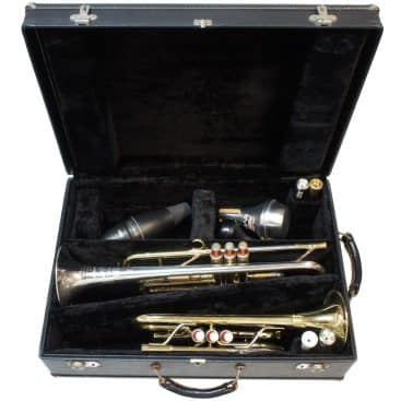 Second Hand Getzen Double Trumpet Case