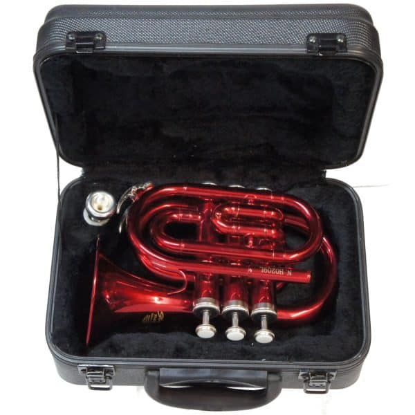 Second Hand Stagg Red Pocket Trumpet