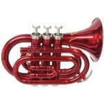 Second Hand Stagg Red Pocket Trumpet
