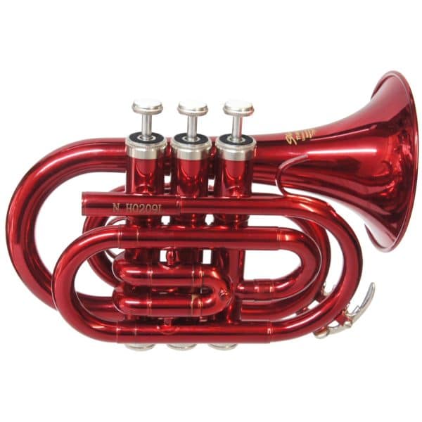 Second Hand Stagg Red Pocket Trumpet