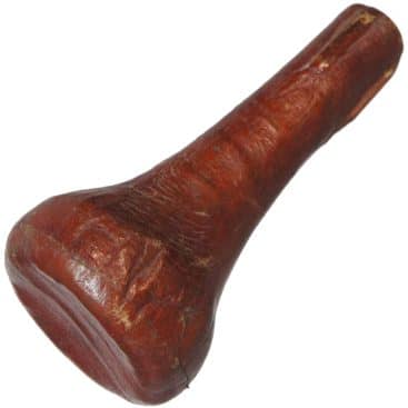 Vintage leather soprano cornet mute