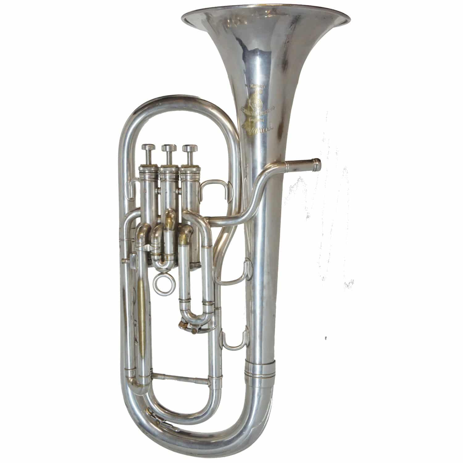 Boosey&hawkes Imperial Besson Bbコルネット Superb Brilliant Silver B & H (Besson) Imperial E b Cornet