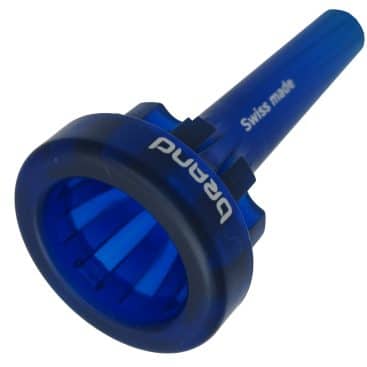 Brand 12CS trombone mouthpiece blue