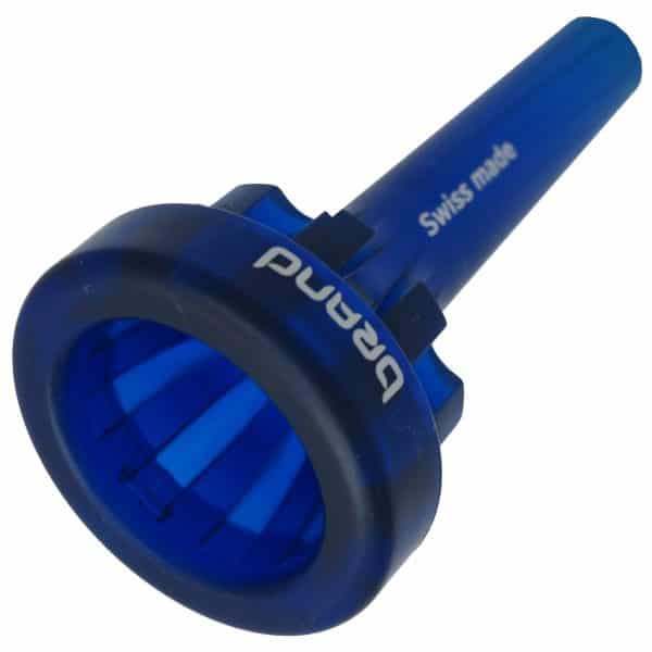 Brand 4AL trombone mouthpiece blue