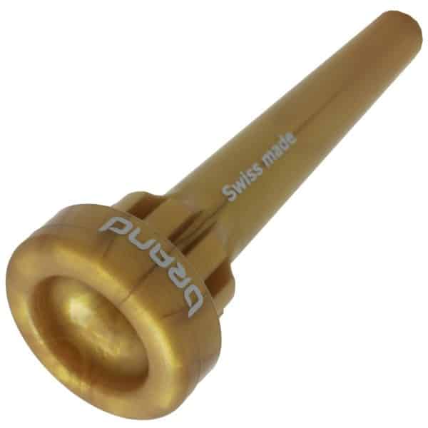 Brand 7C trumpet mouthpiece gold