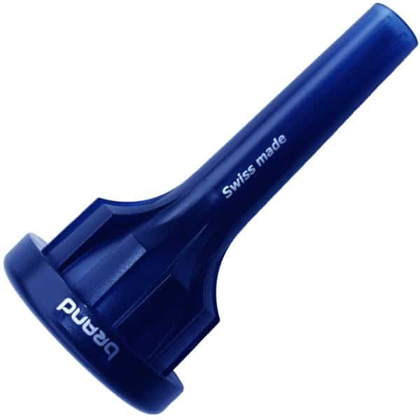 Brand Top S4 tuba mouthpiece blue