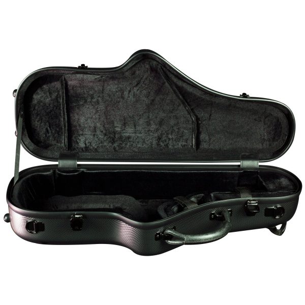 Champion Polycarbonate Alto Sax Case Black Grid