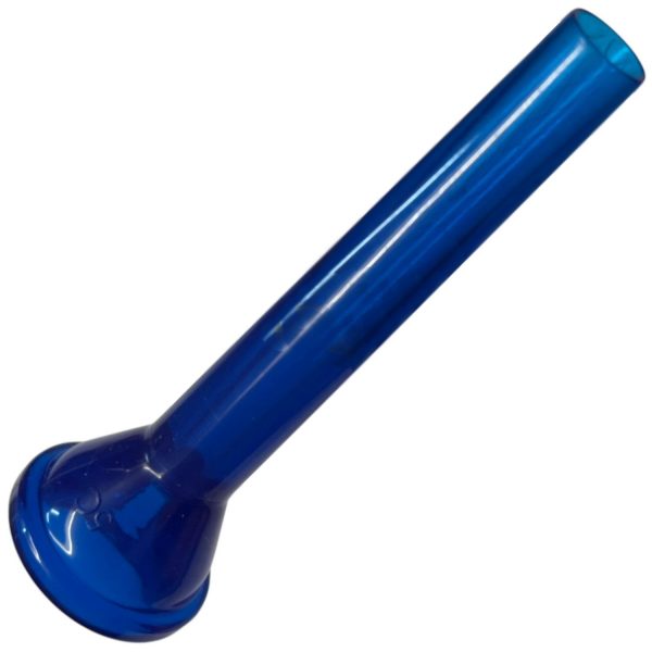 Crystal blue 5C trumpet mouthpiece