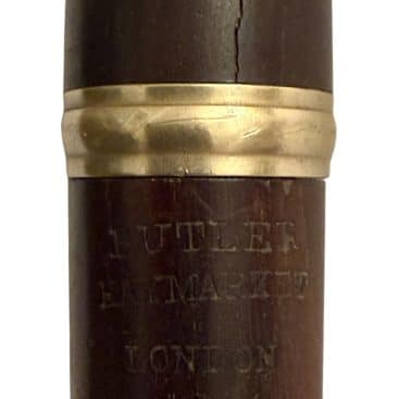 Vintage Butler Wooden Piccolo