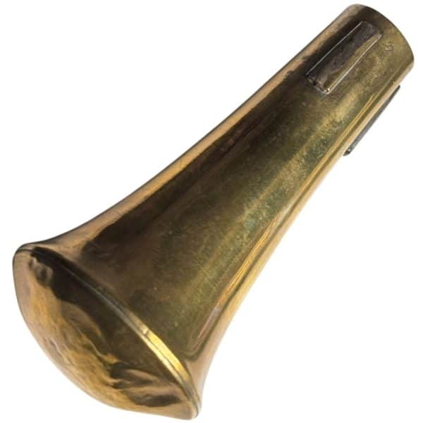 Vintage brass trumpet straight mute