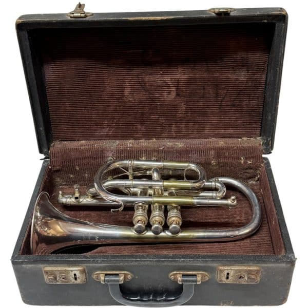 Vintage Hawkes & Son 1st Class Cornet