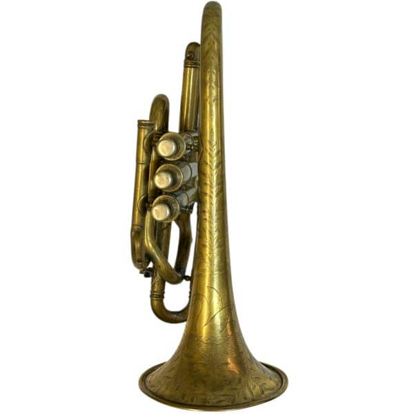 Highly engraved 19th Century Cornet
